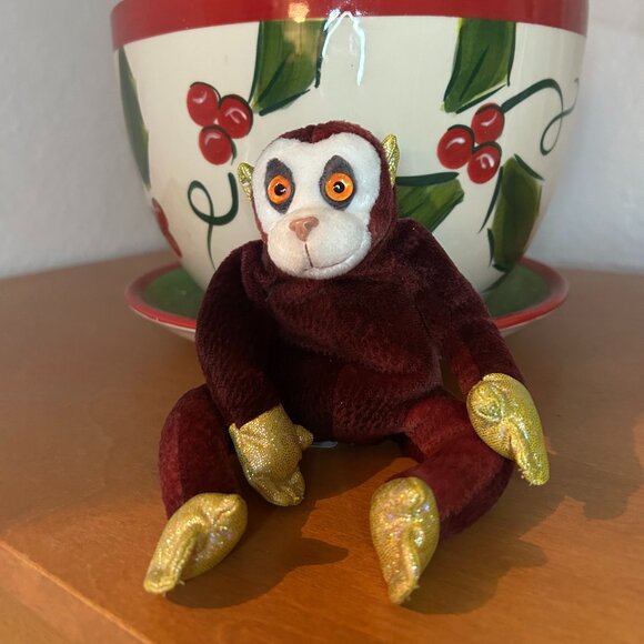 TY Beanie Baby - THE MONKEY Chinese Zodiac with tush tag - Picture 1 of 1